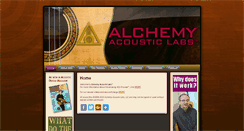 Desktop Screenshot of alchemyacousticlabs.com